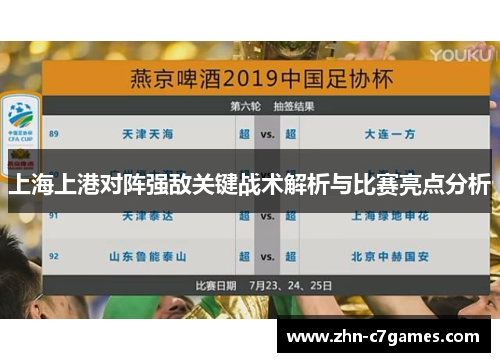上海上港对阵强敌关键战术解析与比赛亮点分析