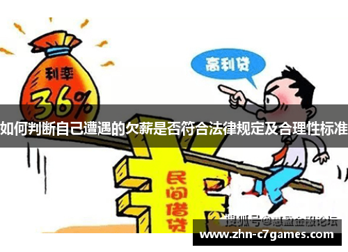 如何判断自己遭遇的欠薪是否符合法律规定及合理性标准